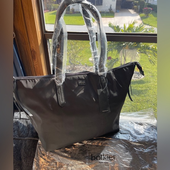 BOTKIER NEW YORK Bond Black Tote Double handle Bag - Picture 9 of 12